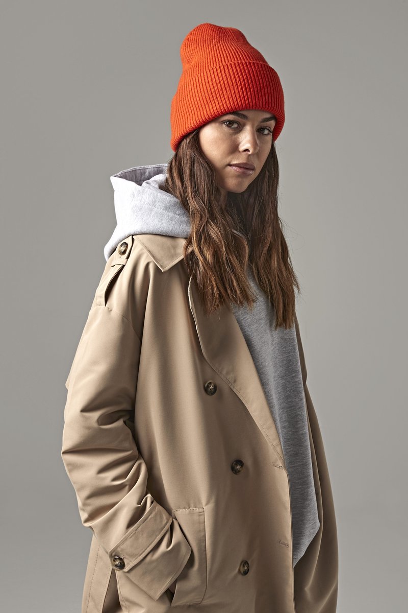 Beechfield Klassischer Deep Cuffed Beanie aus Recyclingpolyester