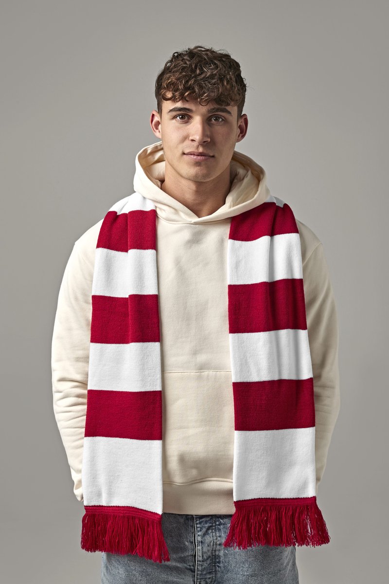 Beechfield Doppellagiger Strickschal mit Fransen