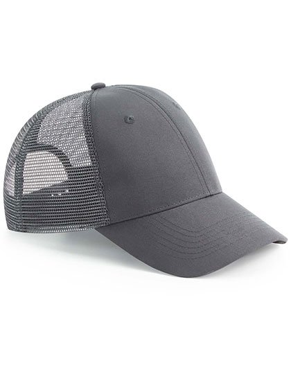 Beechfield Recyceltes 6 Panel Trucker Cap – Graphite Grey