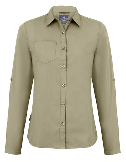 Expert Womens Kiwi Long Sleeved Shirt – Pebble