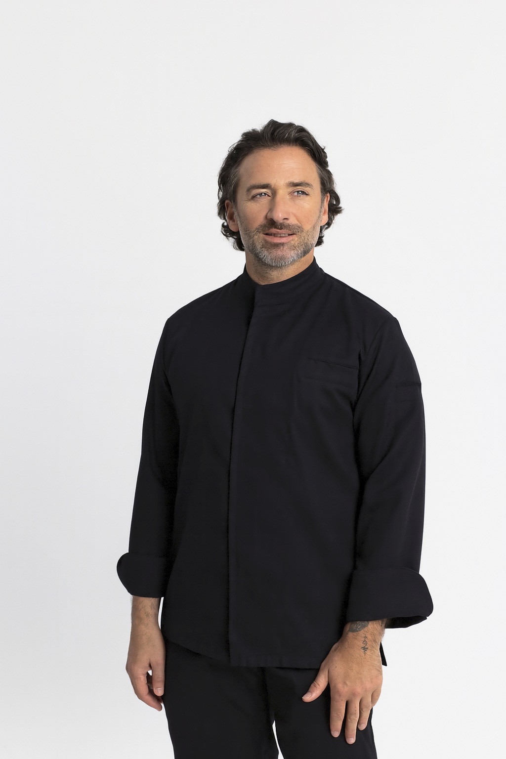 Men's Chef Jacket Tortoreto – Black
