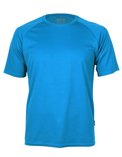 CONA SPORTS Rainbow Tech Tee Anthracite XS (CN100) – Azure Blue