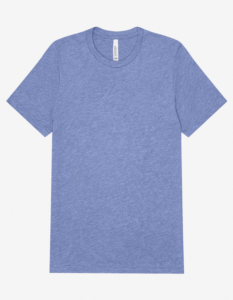 Canvas Unisex Triblend Crew Neck T-Shirt Yellow Gold Triblend (Heather) XXL (CV3413)