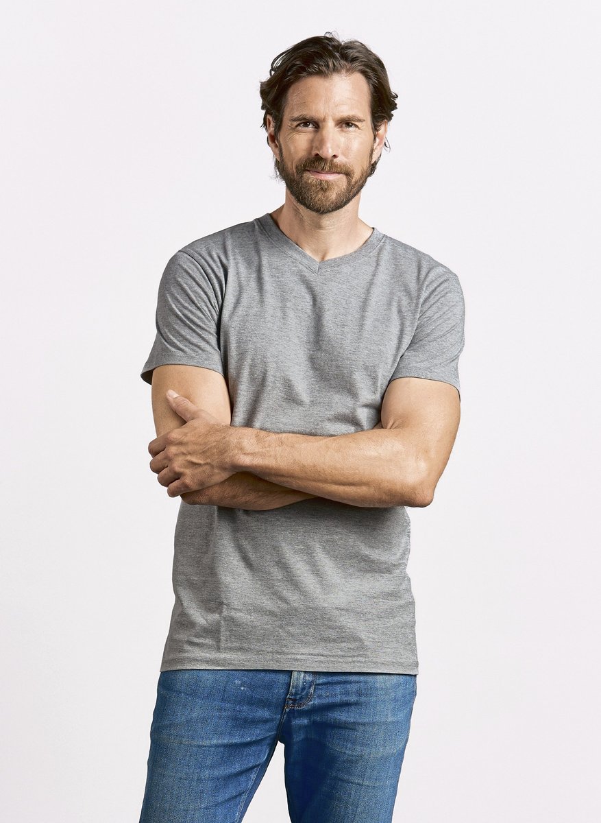 Promodoro Premium V-Neck-T White XXL (E3025)