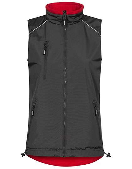 Promodoro Women´s Reversible Vest C? Steel Gray/Red XXL (E7205)