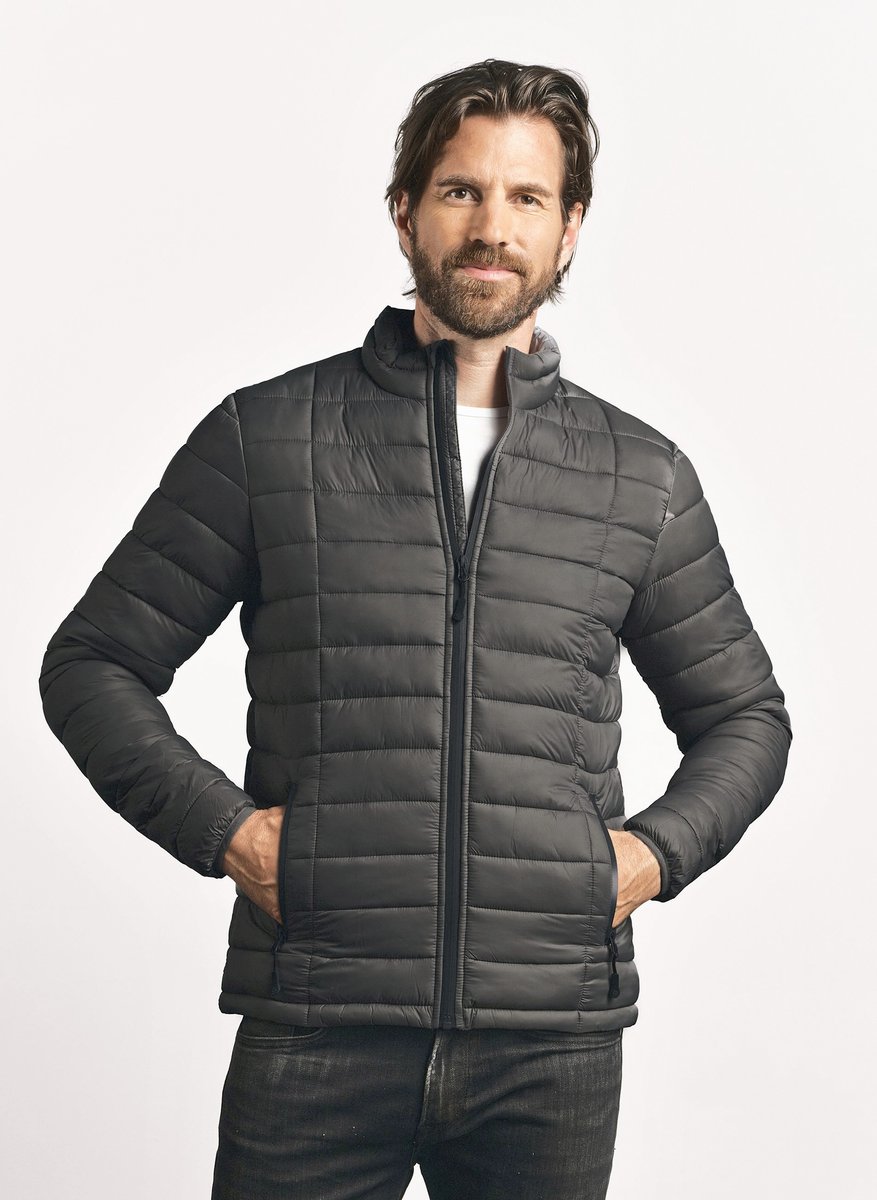 Promodoro Wattierte Herrenjacke mit Kinnschutz