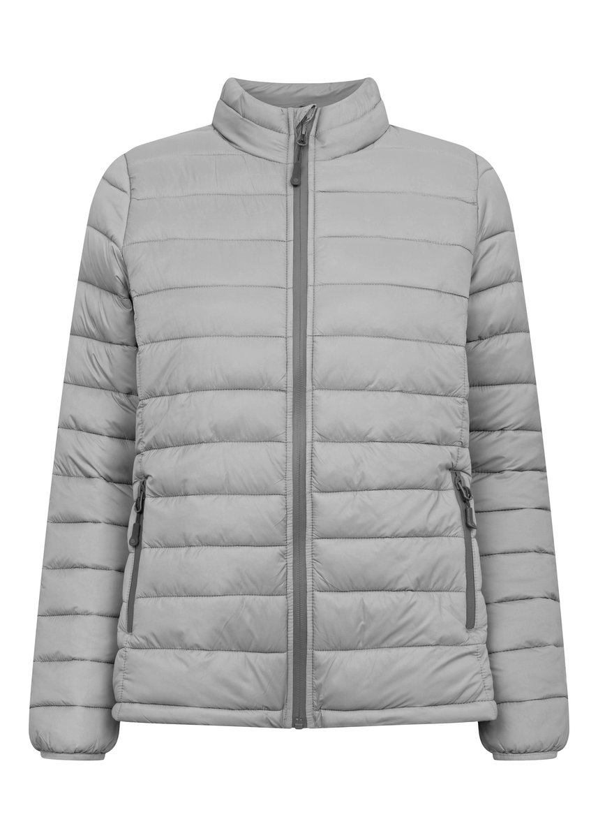 Promodoro Veste Matelassée avec Col Officier pour Femme, Black M, E7632 – image 3