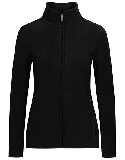Women's Double Fleece Jacket – Black/Black