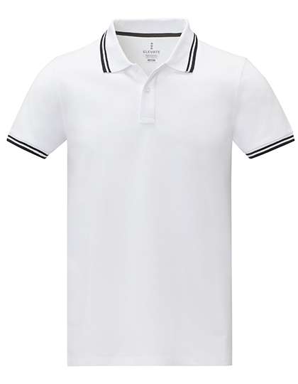 Elevate Life Herren-Polo Amarago aus Piqué-Baumwolle