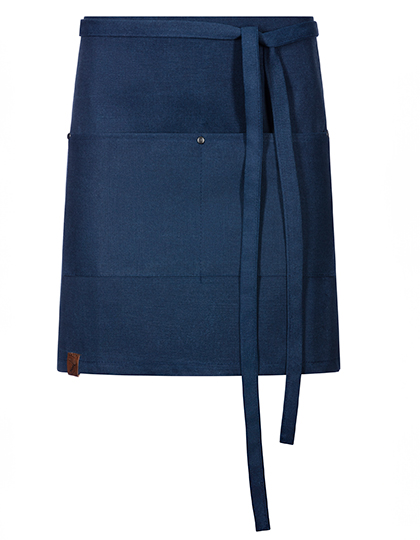 Vorbinder Canvas 80 x 45 cm mit Tasche – Royal Blue Washed