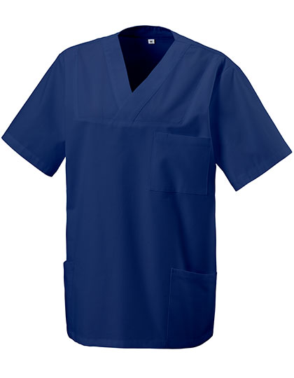 Exner Schlupfkasack mit V-Ausschnitt, Hot Pink XL, EX273 – Navy
