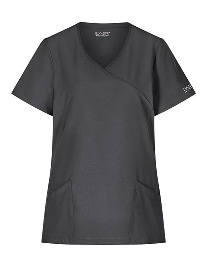 Exner Sportsline Damen-Kasack. Slim Fit Black XS (EX702) – Graphite