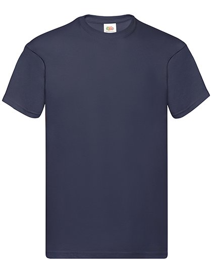 Fruit of the Loom Original T-Shirt with Crew Neck, Black XXL, F110 – Deep Navy