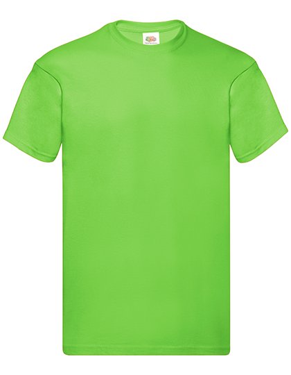 Fruit of the Loom Original T-Shirt with Crew Neck, Black XXL, F110 – Lime