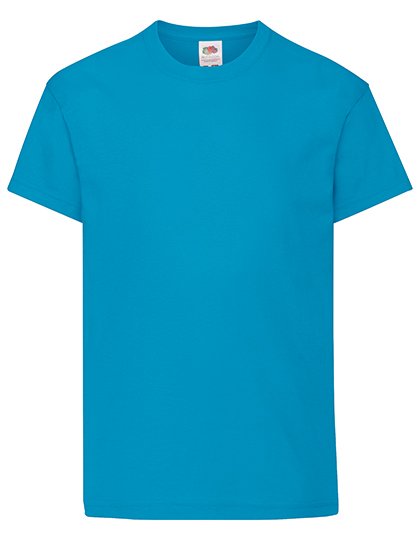 Fruit of the Loom T-Shirt 100% Coton, Col Rond pour Enfant, Navy 128, F110K – image 1
