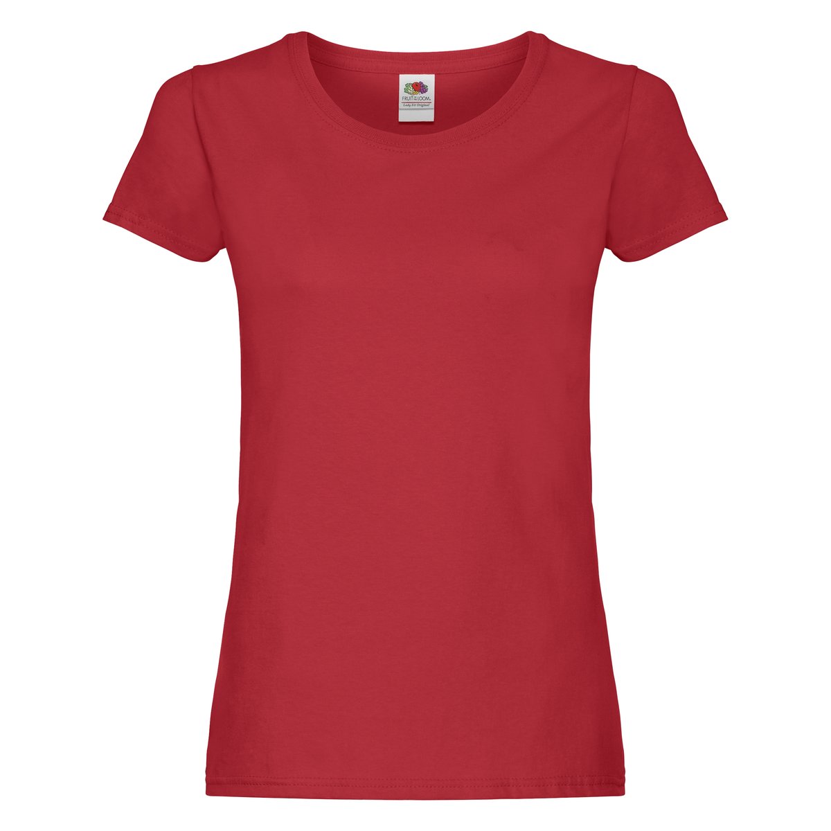 Fruit of the Loom T-Shirt Coupe Slim pour Femme, White XS, F111 – image 3