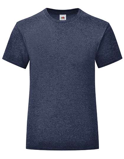 Fruit of the Loom T-Shirt Fille Iconic, Coton, Cintré – Heather Navy