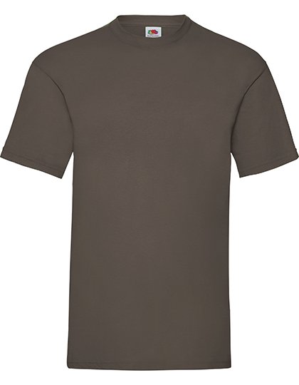 Fruit of the Loom Valueweight T Black S (F140), F140 – Chocolate