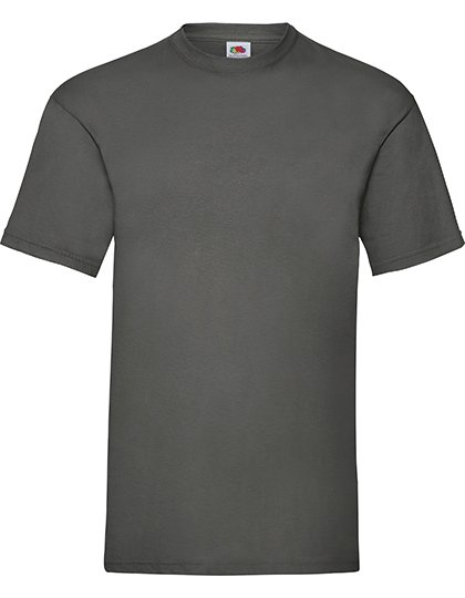 Fruit of the Loom Valueweight T Black S (F140), F140 – Light Graphite (Solid)