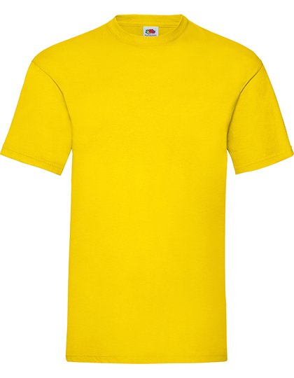 Fruit of the Loom Valueweight T Black S (F140), F140 – Yellow