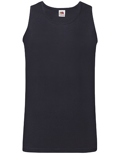 Fruit of the Loom Sleeveless Basic T-Shirt made of Cotton – Deep Navy