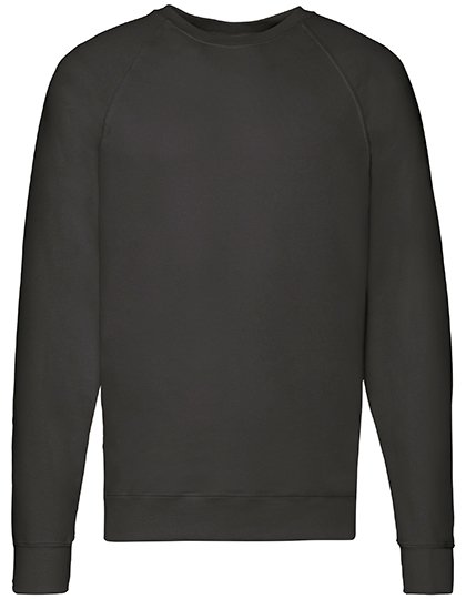 Fruit of the Loom Sweat-Shirt Raglan Léger Indian Summer 2023 – Black