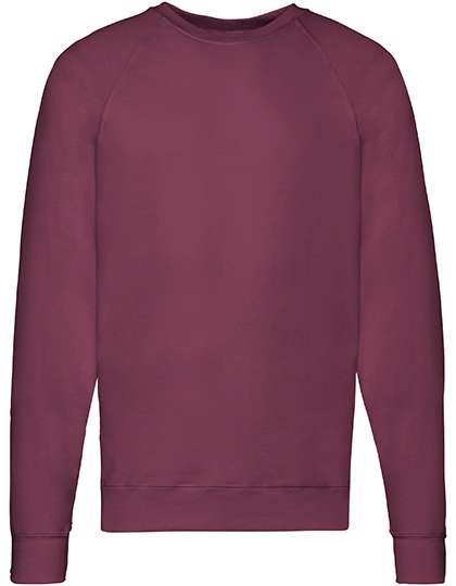 Fruit of the Loom Sweat-Shirt Raglan Léger Indian Summer 2023 – Burgundy