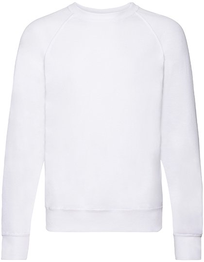 Fruit of the Loom Sweat-Shirt Raglan Léger Indian Summer 2023, Burgundy S, F310 – White