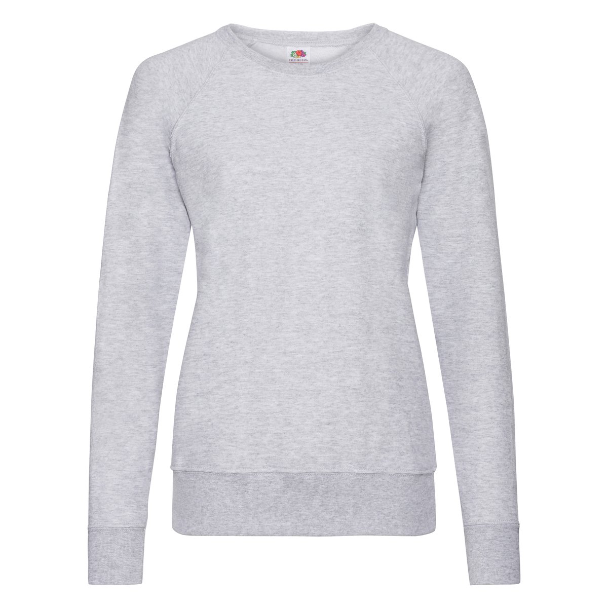 Fruit of the Loom Lightweight Raglan Sweatshirt 240 g/m² für Damen, Light Graphite (Solid) XXL, F315 – Bild 3