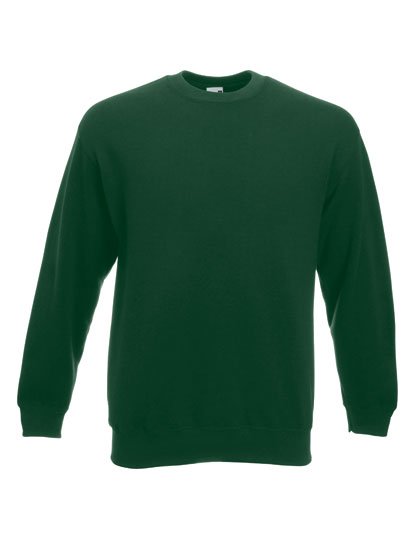 Fruit of the Loom Classic Set-in Felpa Misto Cotone-Poliestere – Bottle Green