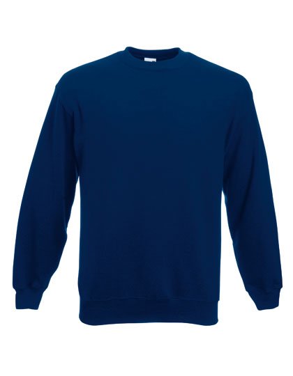 Fruit of the Loom Classic Set-in Sweatshirt Cotton-Polyester Blend, Deep Navy S, F324 – Navy