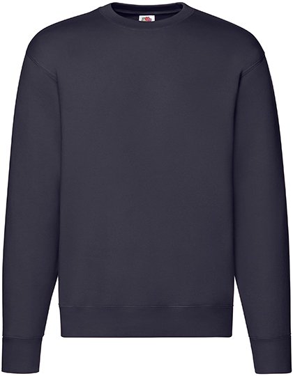 Fruit of the Loom Premium Felpa con Polsini a Coste – Deep Navy