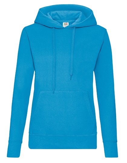 Ladies' Classic Hooded Sweat – Azure Blue