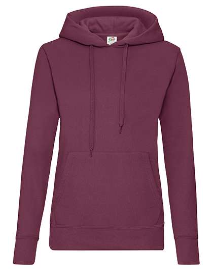 Ladies' Classic Hooded Sweat – Burgundy