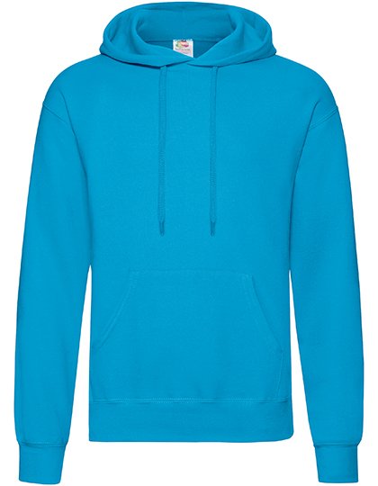 Fruit of the Loom Sweat à Capuche Classique avec Poche Kangourou, Azure Blue S, F421