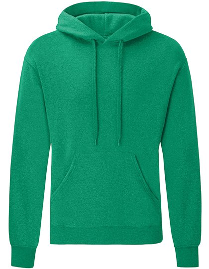 Fruit of the Loom Sweat à Capuche Classique avec Poche Kangourou, Azure Blue S, F421 – Heather Green