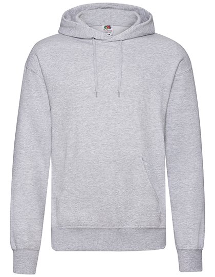 Fruit of the Loom Sweat à Capuche Classique avec Poche Kangourou, Azure Blue S, F421 – Heather Grey