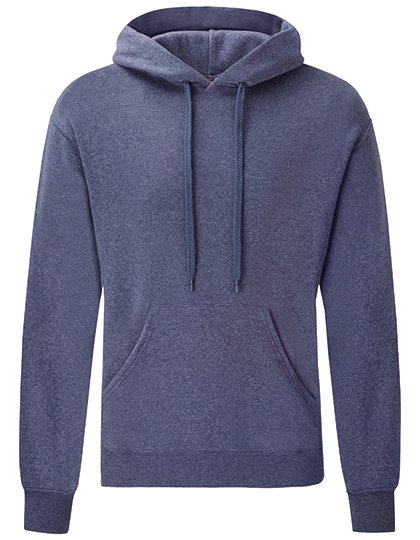 Fruit of the Loom Sweat à Capuche Classique avec Poche Kangourou, Azure Blue S, F421 – Heather Navy