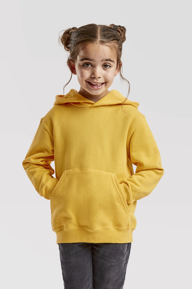Fruit of the Loom Kids´ Classic Hooded Sweat White 164 (F421NK)