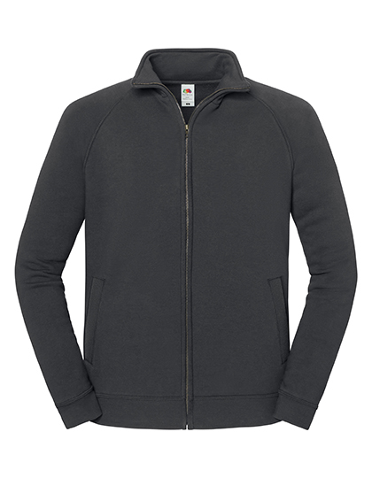 Iconic Premium Sweat Jacket – Light Graphite (Solid)