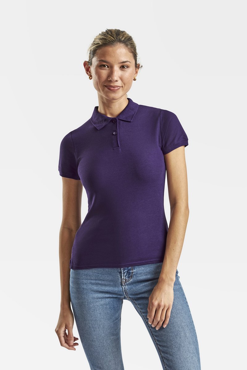 Fruit of the Loom Polo 65/35 Mischgewebe, 2-Knopfleiste für Damen
