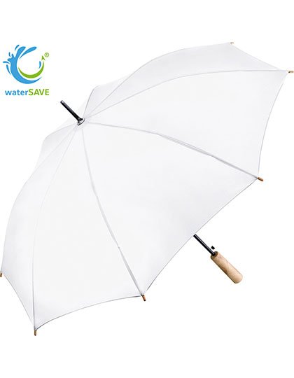 FARE Parapluie Canne ÖkoBrella avec Automatique – Nature White