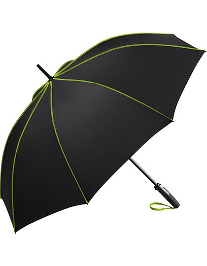 FARE Parapluie Canne FARE® Seam Midsize Noir – Black/Lime