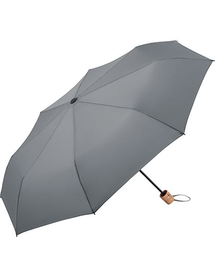 FARE Parapluie de Poche ÖkoBrella avec Sac de Shopping – Grey