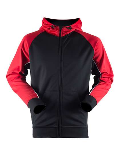 Finden+Hales Panelled Sports Hoodie mit Raglan-Ärmeln