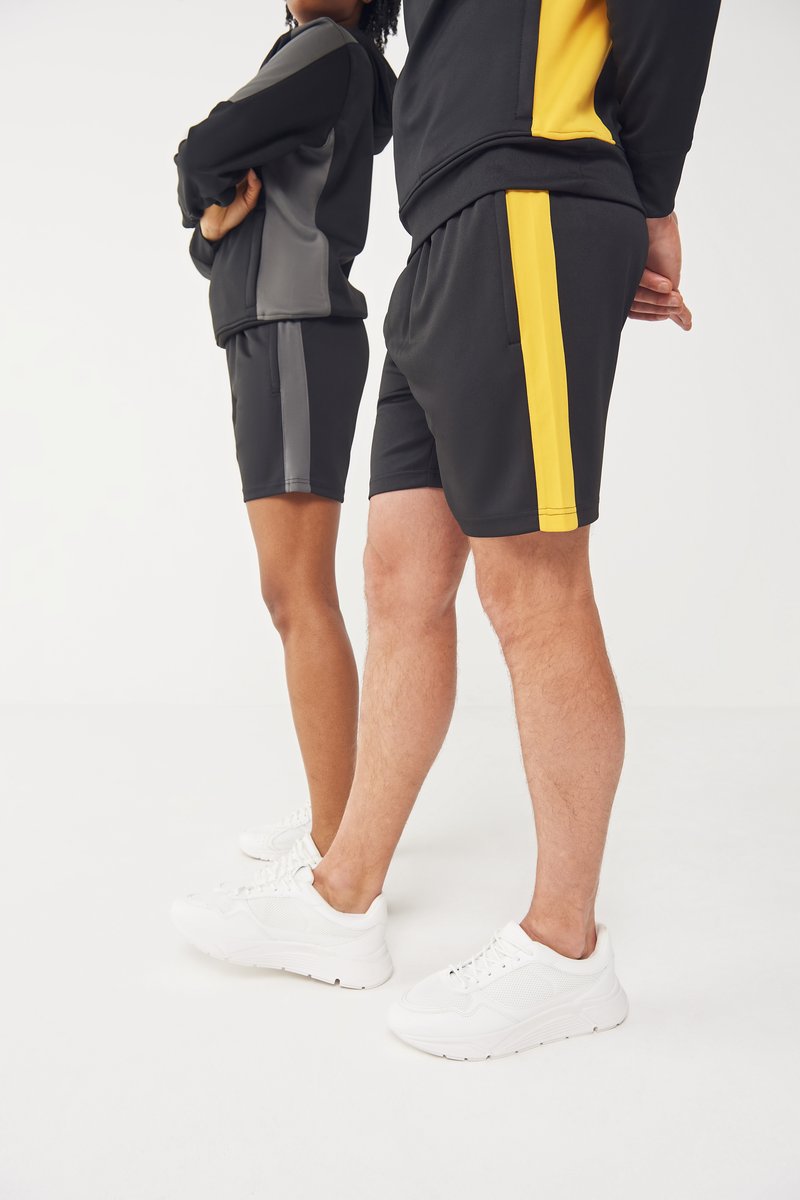 Knitted Shorts with Zip Pockets and Drawstring