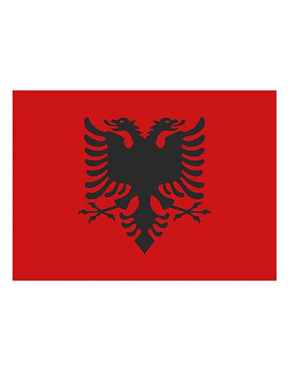 Printwear Albanien Fahne 90x150 cm Polyester