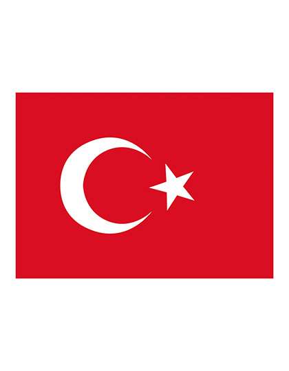 Printwear Polyester Fahne Türkei – Turkey