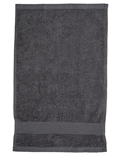 Fair Towel Serviette d'Invité Coton Bio 30x50 cm – Dark Grey