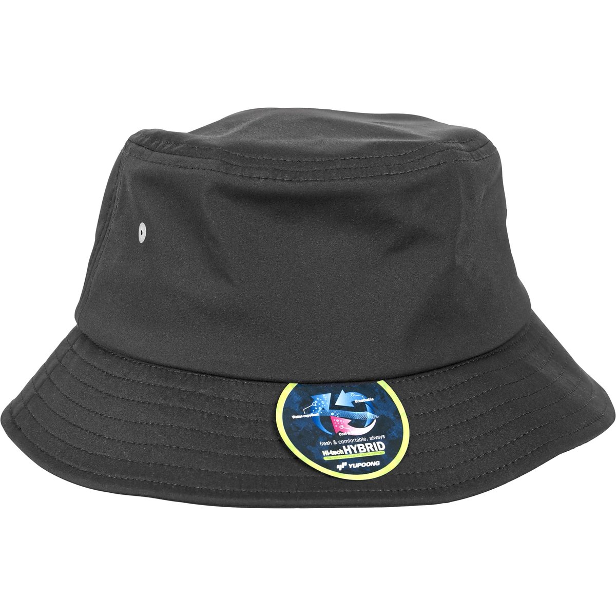 FLEXFIT Nylon Bucket Hat mit Hybrid-Technologie